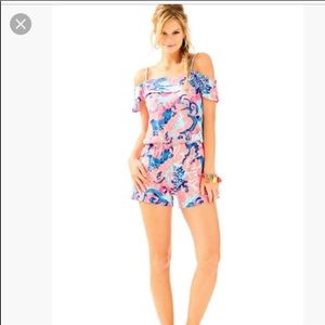 Lilly Pulitzer size large romper.